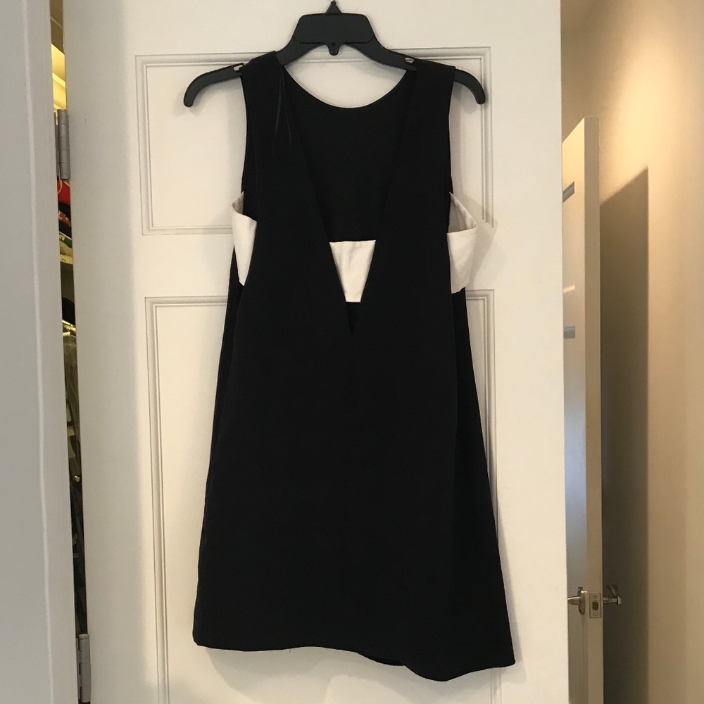 COPY - Zara Black Dress with Attached White Bande…